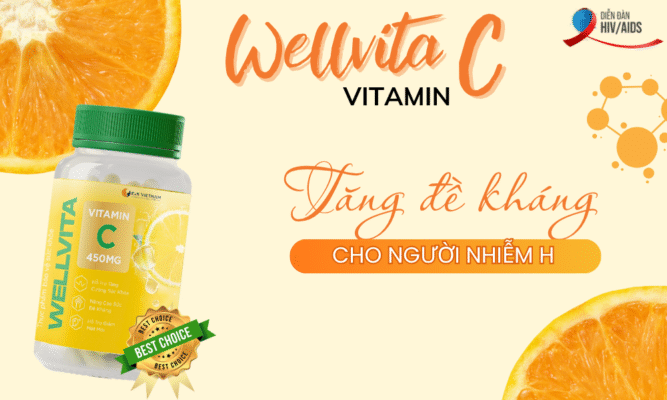 Wellvita vitamin C tăng đề kháng cho người nhiễm H