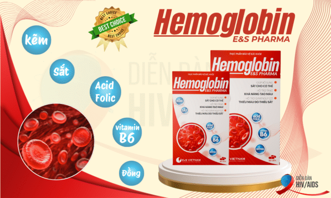 Viên uống Hemoglobin E&S Pharma